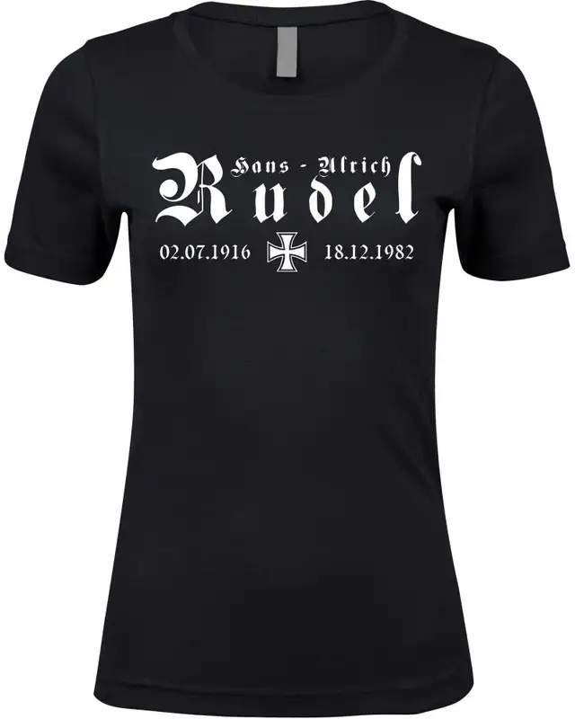 Damen Premium T-Shirt (Hans - Ulrich Rudel, Kreuz)