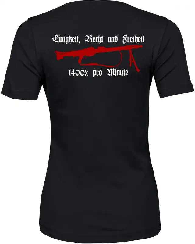 Damen Premium T-Shirt (Mg42 Einigkeit, Recht und Freiheit) Bild 2