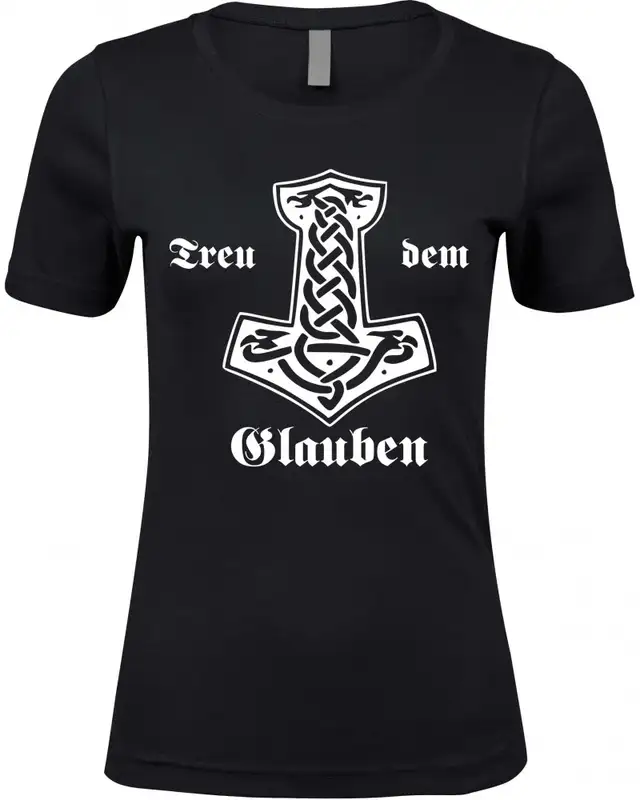 Damen Premium T-Shirt (Treu dem Glauben)