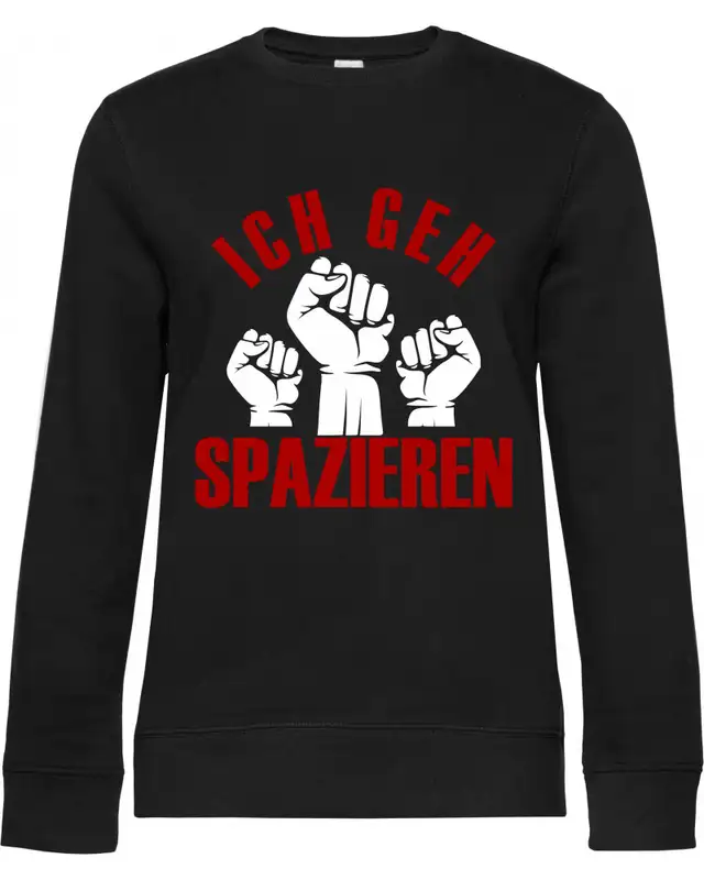 Damen Pullover (Ich geh spazieren)
