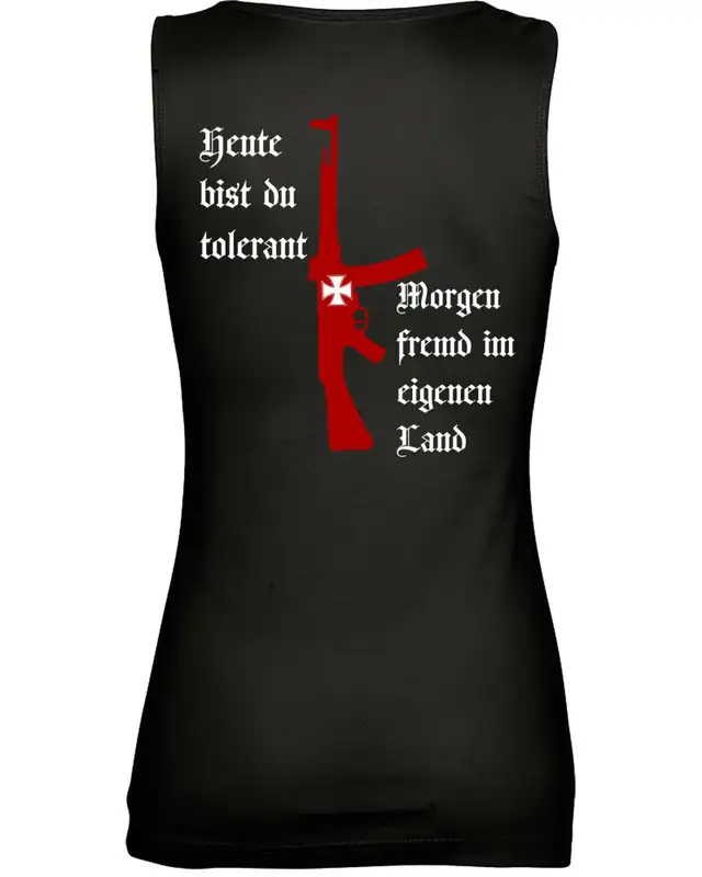 Damen Top "Freya" (Heute tolerant morgen fremd im eigenen Land) Bild 2