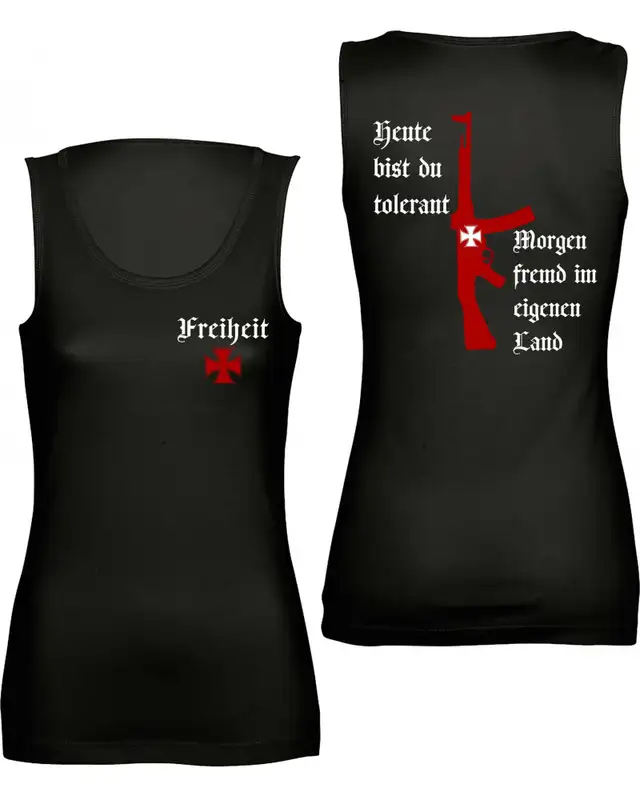 Damen Top "Freya" (Heute tolerant morgen fremd im eigenen Land) Bild 3