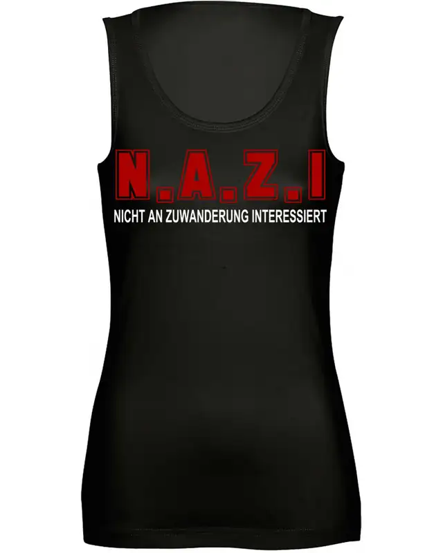 Damen Top "Freya" (Nicht an Zuwanderung interessiert, Fahne)