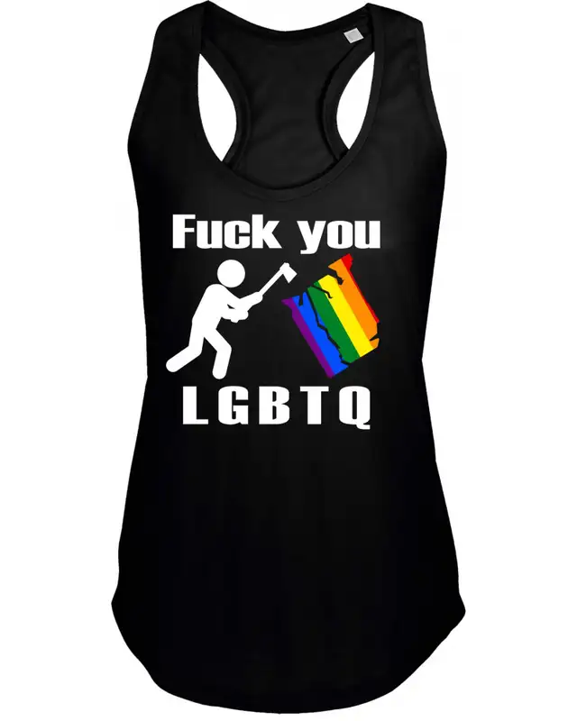 Damen Top "Jörd" (Fuck you, LGBTQ)