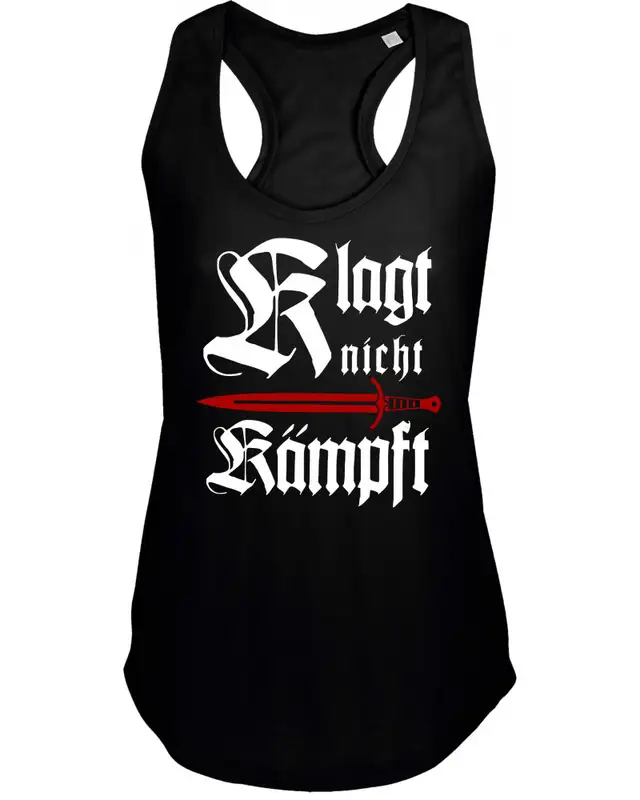 Damen Top "Jörd" (Klagt nicht kämpft, Schwert)