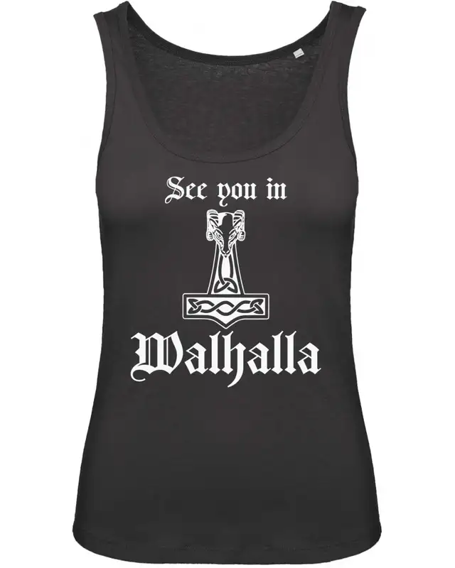 Damen Top (See you in Walhalla Thorhammer)