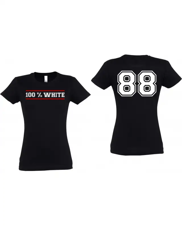 Damen T-Shirt (100% White) Bild 3