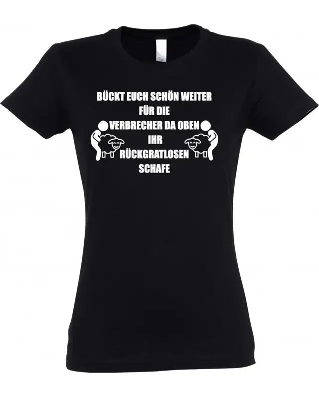 Damen T-Shirt (Bückt euch schön weiter)