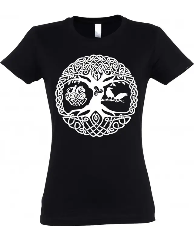 Damen T-Shirt (Lebensbaum)