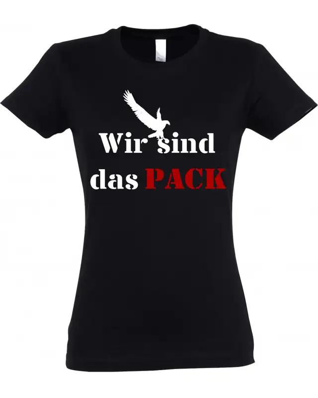 Damen T-Shirt (Wir sind das Pack)