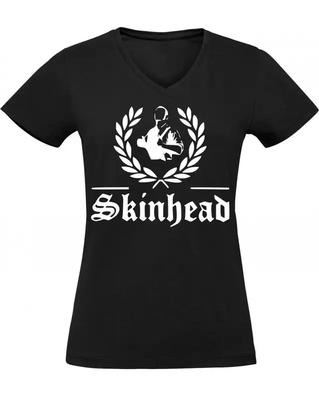 Damen V-Ausschnitt T-Shirt (Für immer Skin)