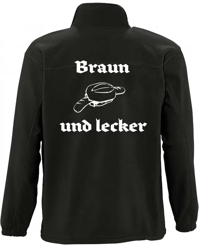 Herren Fleecejacke (Braun und lecker) Bild 2