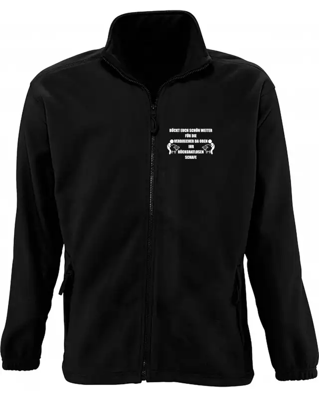 Herren Fleecejacke (Bückt euch schön weiter)