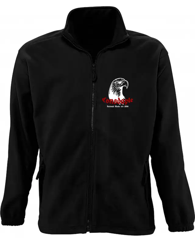 Herren Fleecejacke (Consdaple, Adlerkopf 1990)