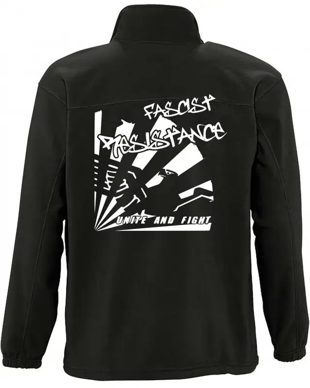 Herren Fleecejacke (Fascist Resistance) Bild 2
