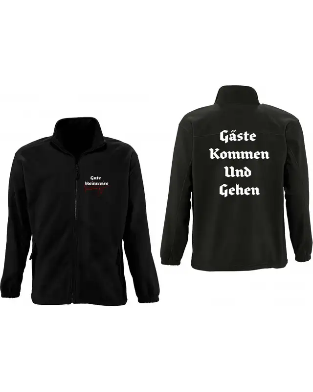Herren Fleecejacke (Gute Heimreise) Bild 3