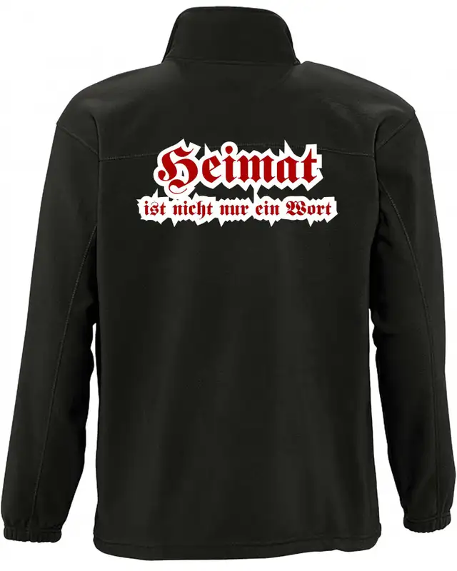 Herren Fleecejacke (Heimat ist nicht nur ein Wort) Bild 2
