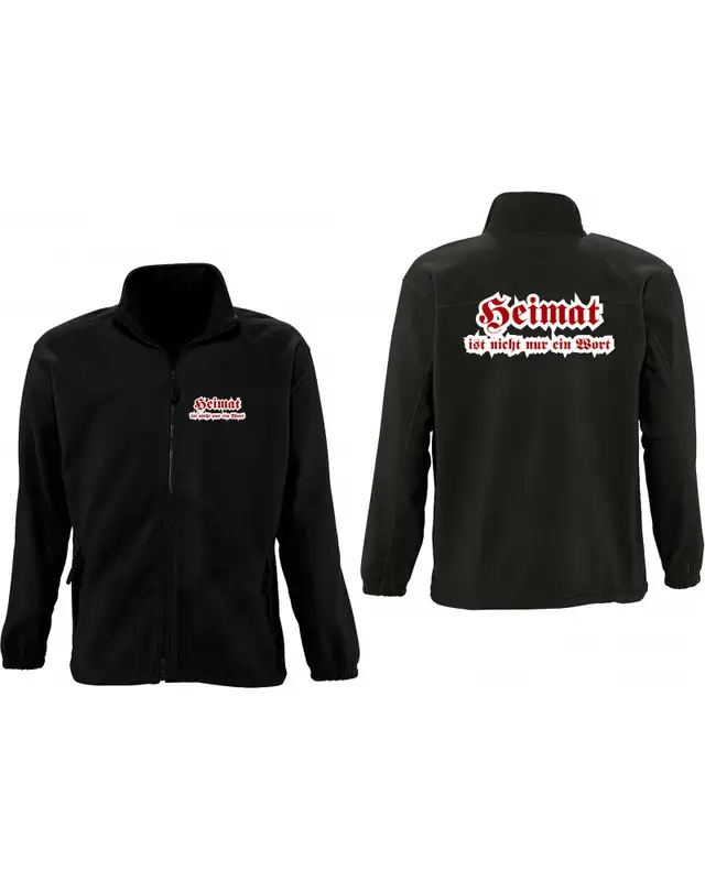 Herren Fleecejacke (Heimat ist nicht nur ein Wort) Bild 3