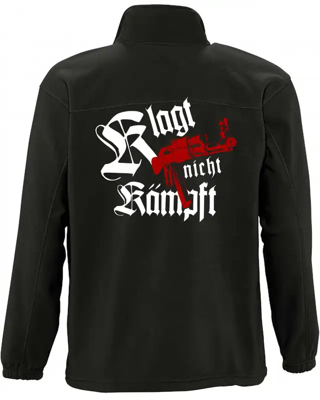Herren Fleecejacke (Klagt nicht kämpft, Ak47) Bild 2
