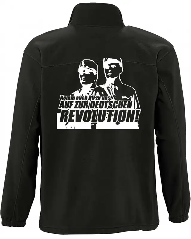 Herren Fleecejacke (Komm zur Revolution) Bild 2