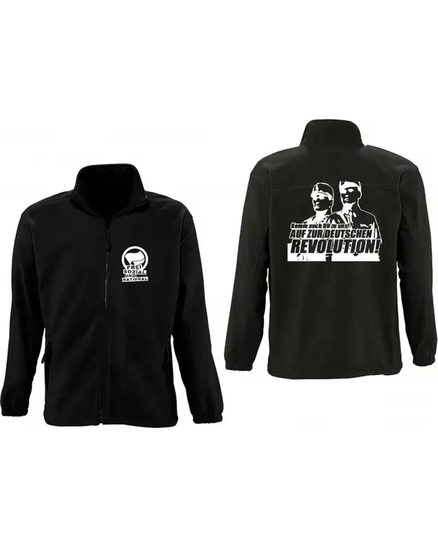 Herren Fleecejacke (Komm zur Revolution) Bild 3
