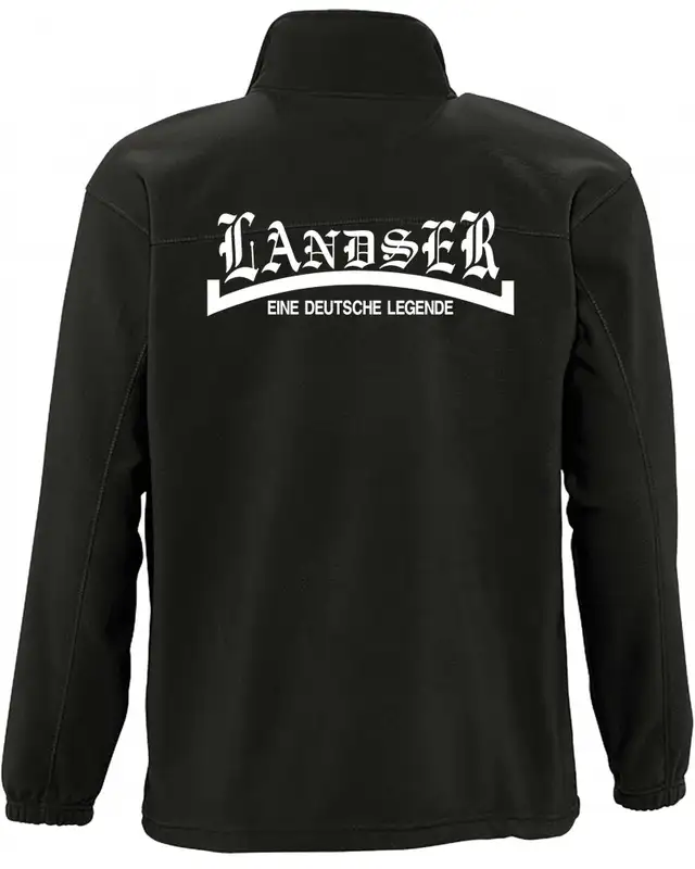 Herren Fleecejacke (Landser, weiß) Bild 2
