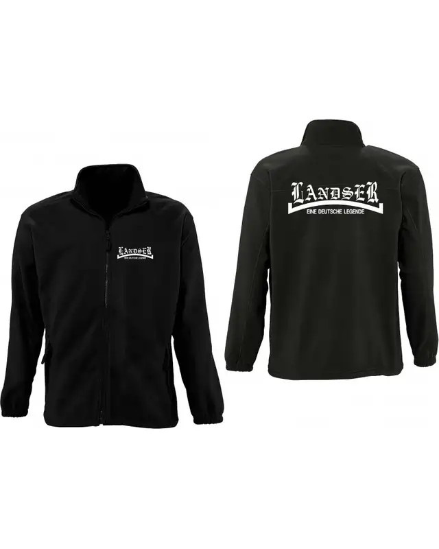 Herren Fleecejacke (Landser, weiß) Bild 3