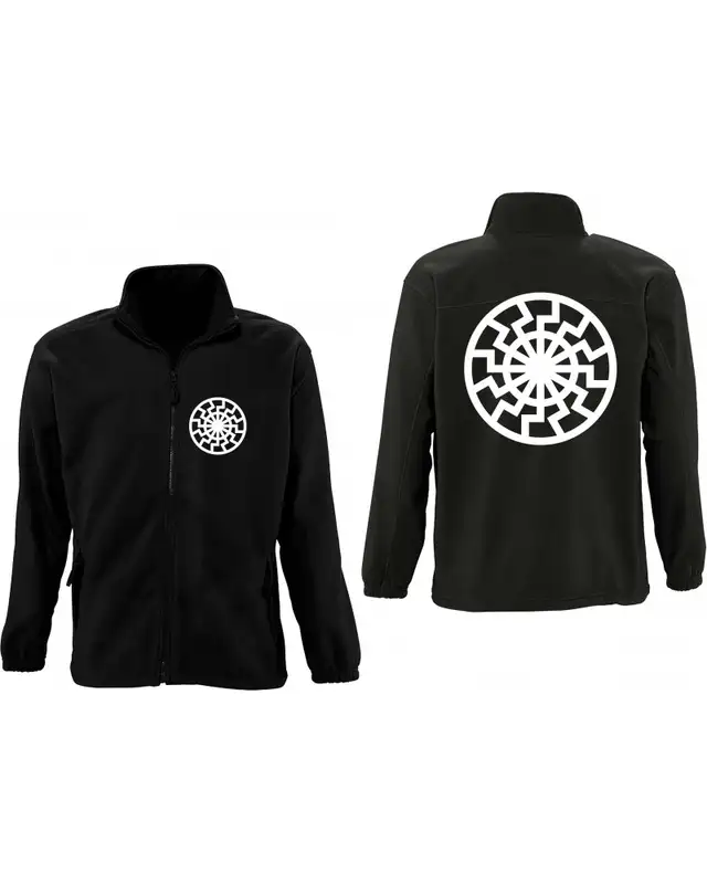 Herren Fleecejacke (Schwarze Sonne) Bild 3