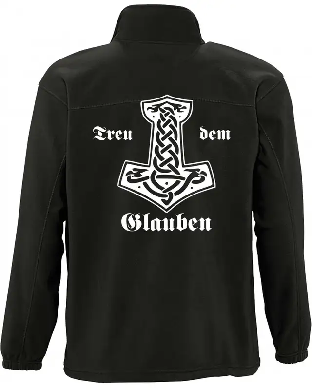Herren Fleecejacke (Treu dem Glauben) Bild 2