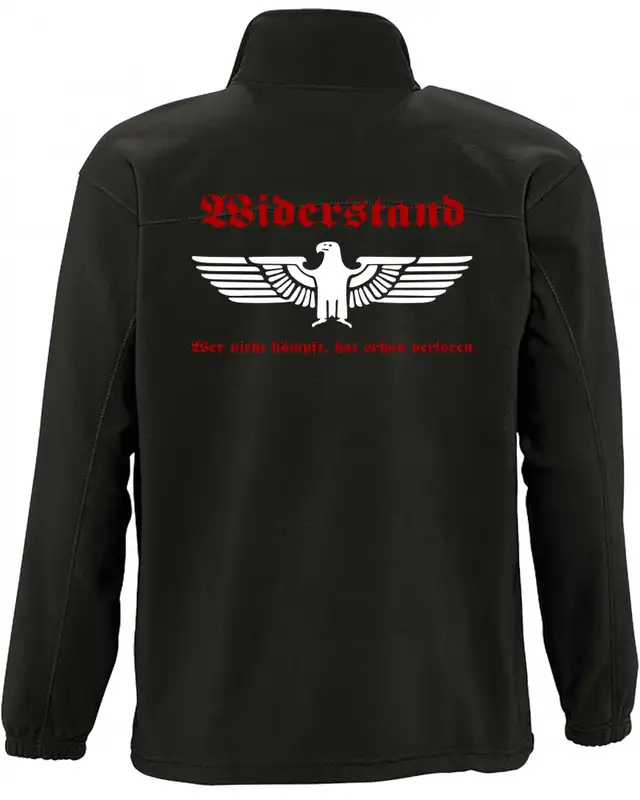Herren Fleecejacke (Widerstand, wer nicht kämpft hat verloren) Bild 2