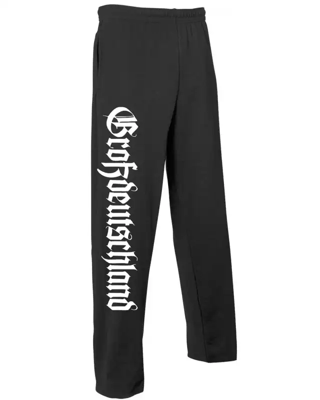 Herren Jogginghose "Standard" ohne Beinabschluss (Großdeutschland, Schrift)