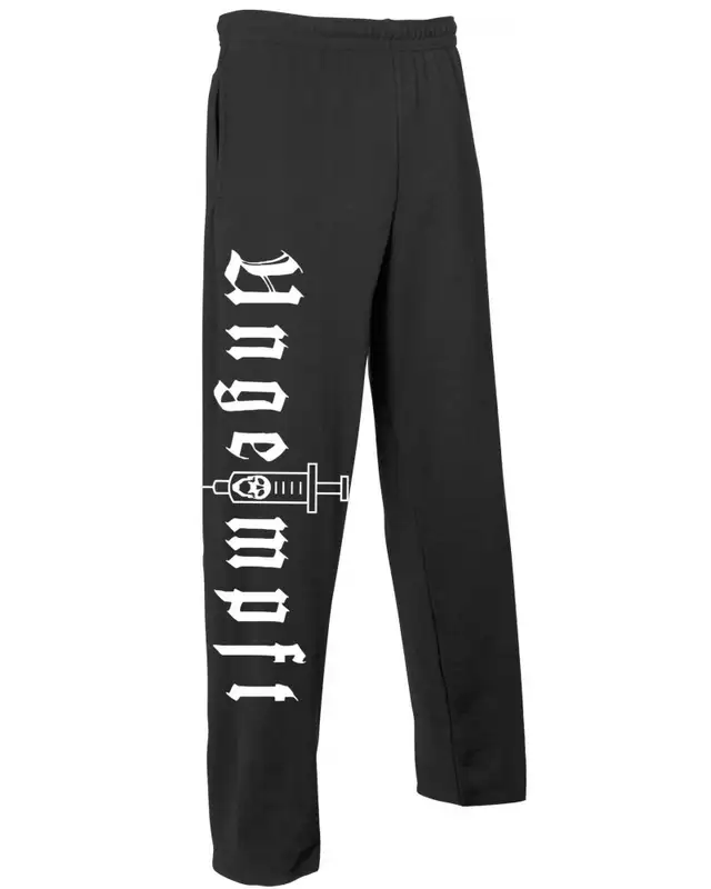Herren Jogginghose "Standard" ohne Beinabschluss (Ungeimpft, Einfarbig)