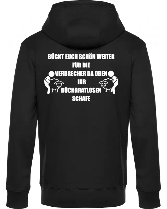 Herren Kapuzen-Jacke (Bückt euch schön weiter)