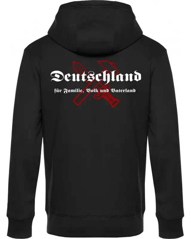 Herren Kapuzen-Jacke (Deutschland für Familie, Volk und Vaterland)