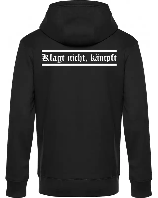 Herren Kapuzen-Jacke (Klagt nicht kämpft)