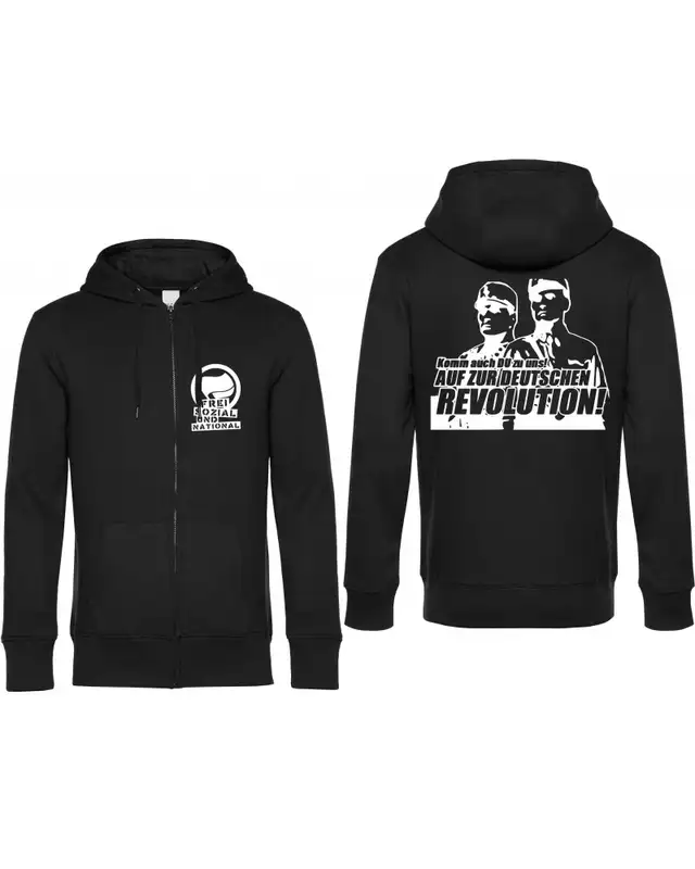 Herren Kapuzen-Jacke (Komm zur Revolution) Bild 3