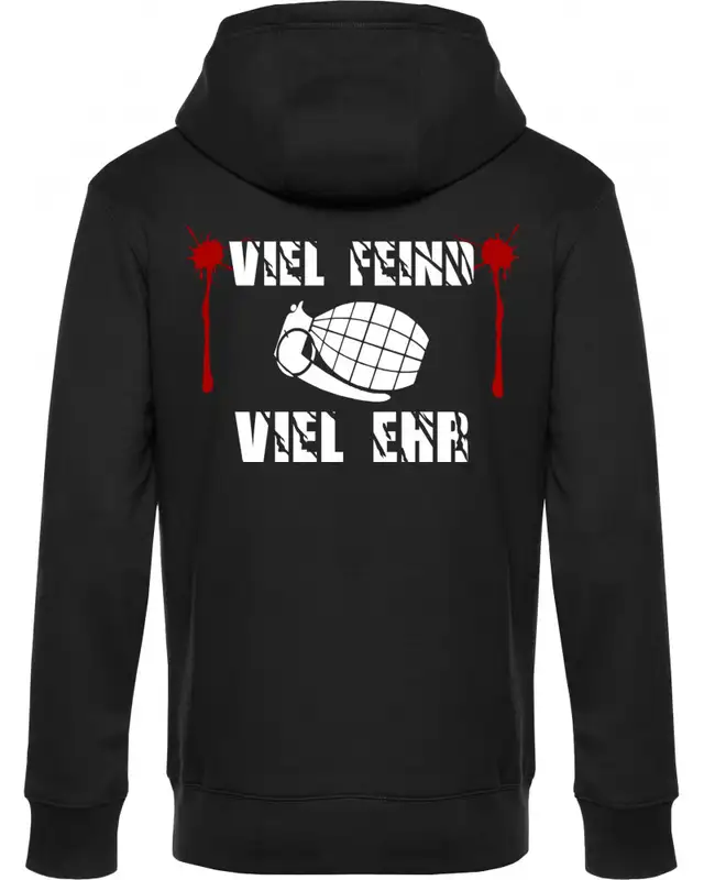 Herren Kapuzen-Jacke (Viel feind viel Ehr)