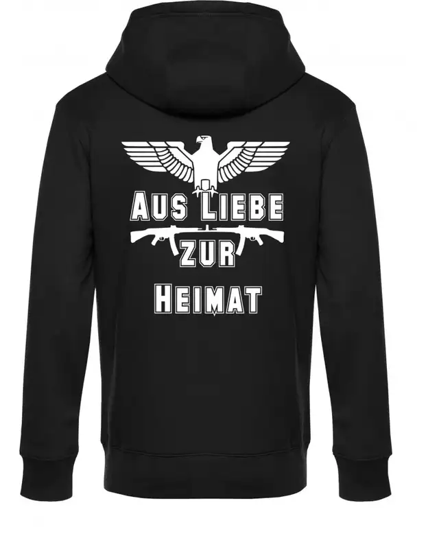 Herren Kapuzen-Pullover (Aus liebe zur Heimat) Bild 2