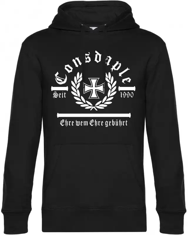 Herren Kapuzen-Pullover (Consdaple, Ehre wem Ehre gebührt)