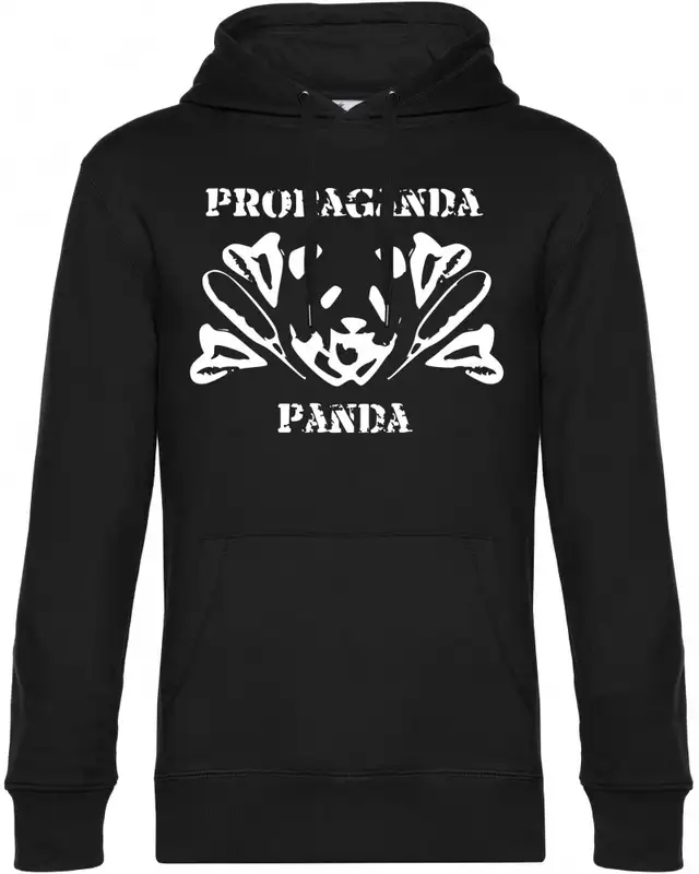 Herren Kapuzen-Pullover (Propaganda Panda)