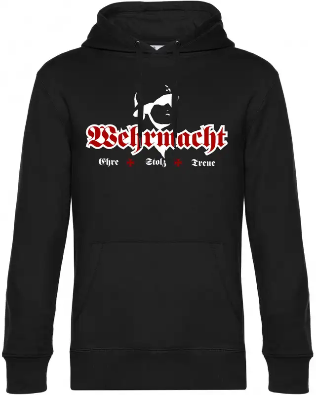 Herren Kapuzen-Pullover (Wehrmacht, ehre stolz treue)