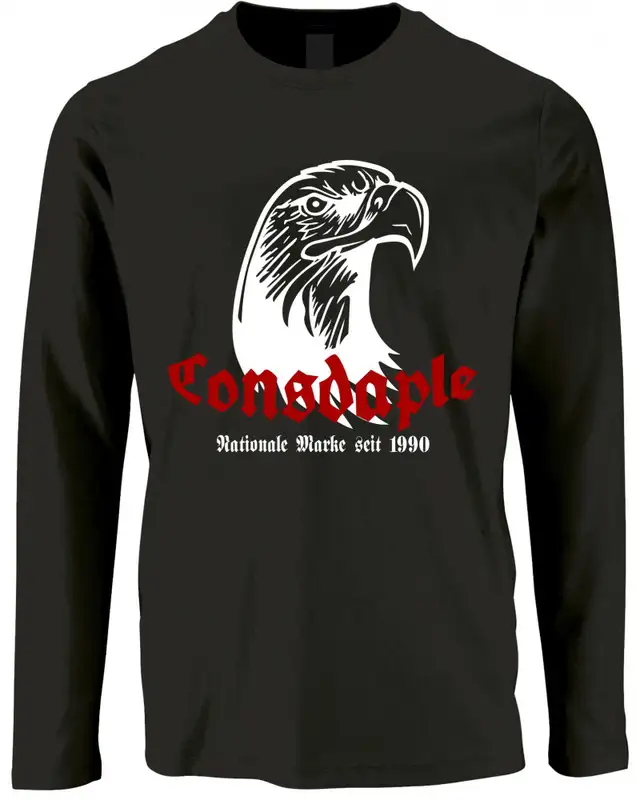Herren Langarm Shirt (Consdaple, Adlerkopf 1990)