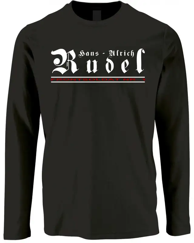 Herren Langarm Shirt (Hans - Ulrich Rudel, Frontsoldat Nr 1)