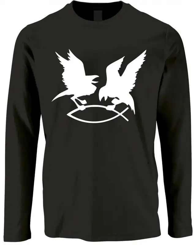 Herren Langarm Shirt (Hugin Munin)