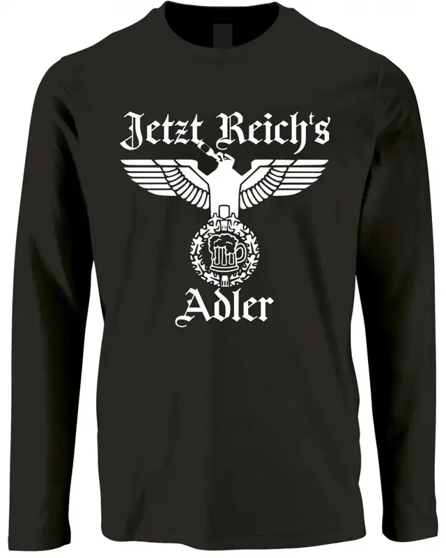 Herren Langarm Shirt (Jetzt Reichs Adler)