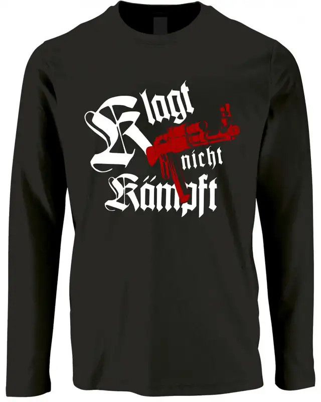 Herren Langarm Shirt (Klagt nicht kämpft, Ak47)