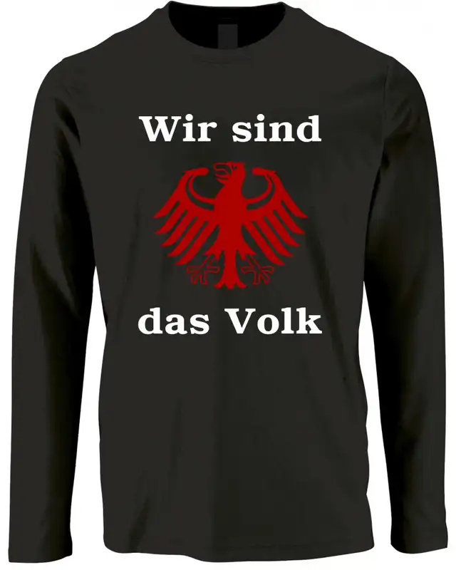 Herren Langarm Shirt (Wir sind das Volk)