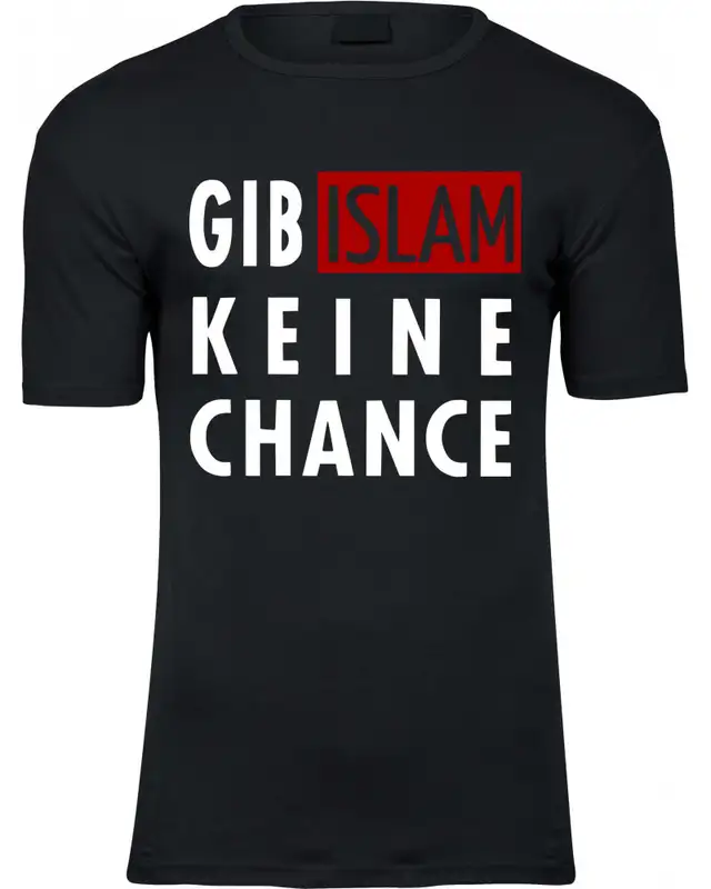 Herren Premium T-Shirt (Gib Islam keine Chance)