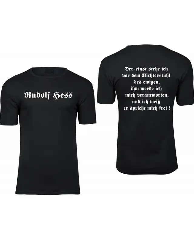 Herren Premium T-Shirt (Rudolf Hess) Bild 3