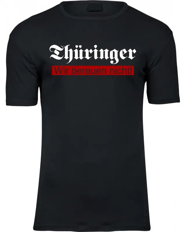 Herren Premium T-Shirt (Thüringer, wir bereuen nicht)